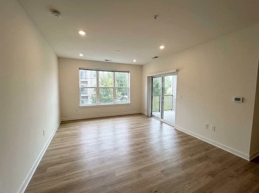 Empty: a phone photo of an empty living room