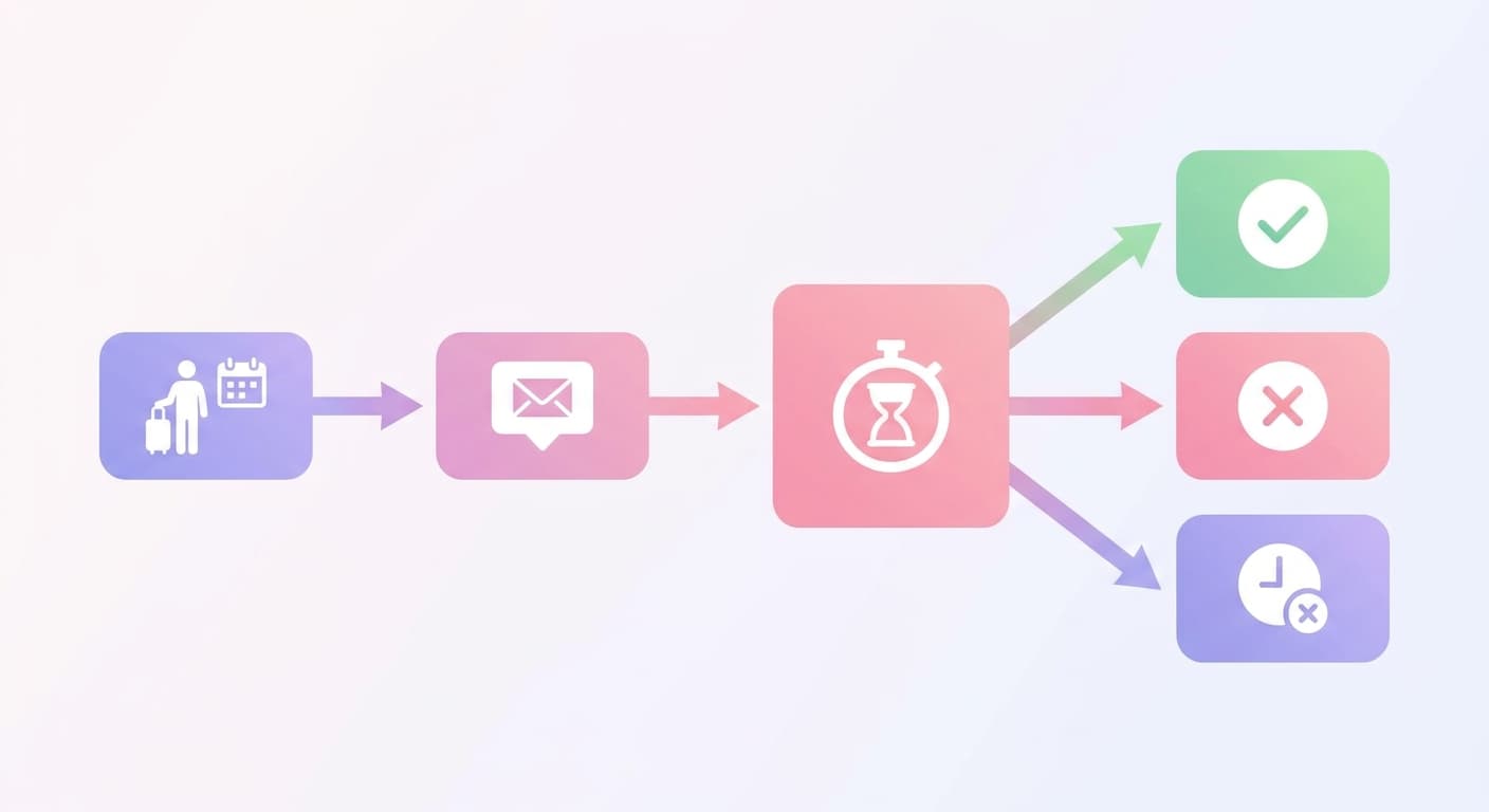 Visual explanation of what is a request to book for short-term rental hosts