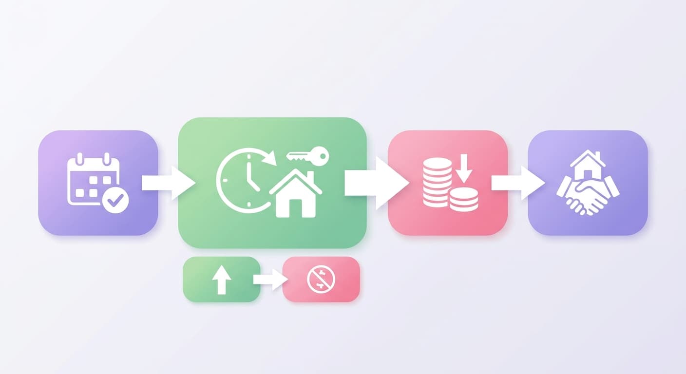 Visual explanation of vacation rental cancellation policy for short-term rental hosts