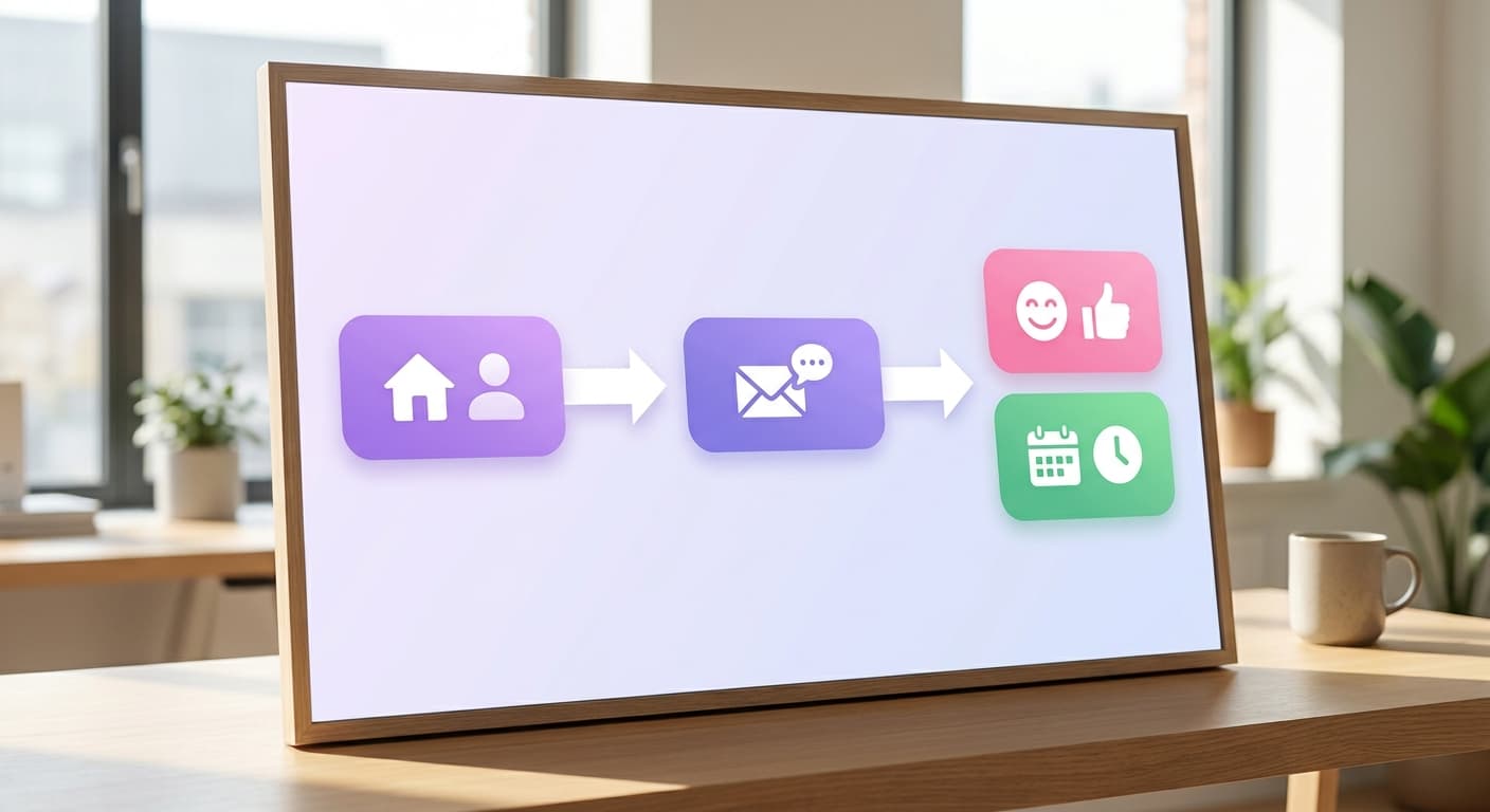 Visual explanation of what is a guest messaging for short-term rental hosts