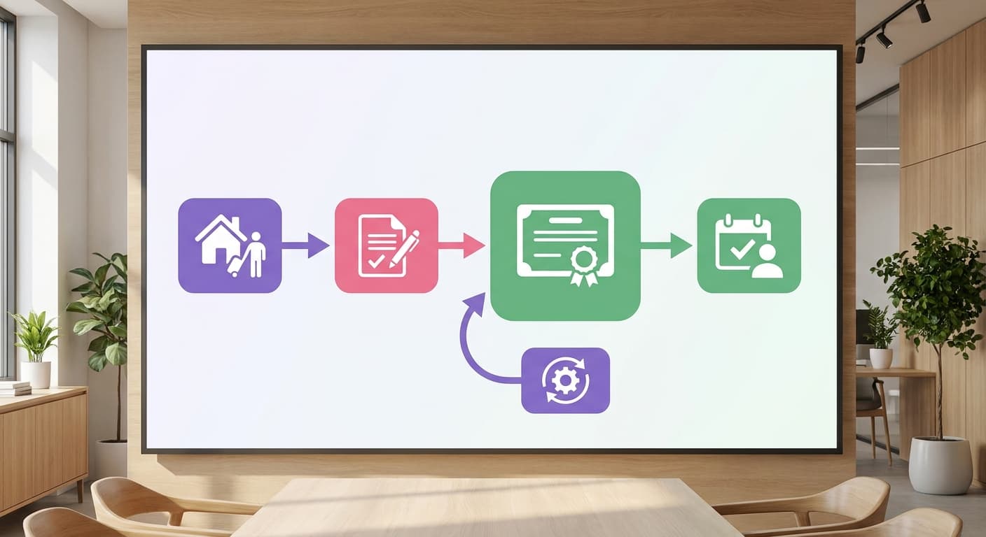 Visual explanation of what is a short-term rental license for short-term rental hosts